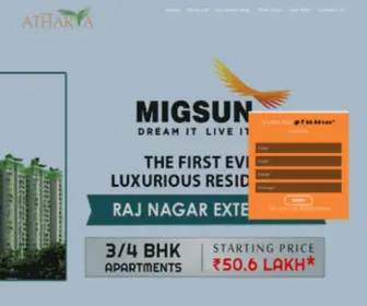 Migsunatharva.ind.in(Migsun Atharva Raj Nagar Extension) Screenshot