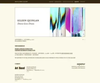 Miguelabreugallery.com(MIGUEL ABREU GALLERY) Screenshot