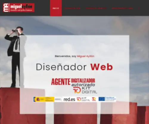 Miguelayllon.pro(Diseñador web) Screenshot