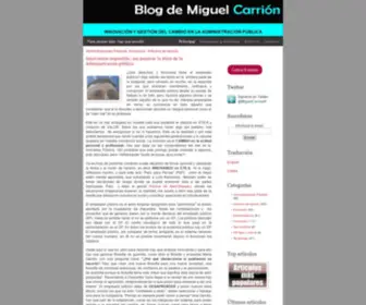 Miguelcarrion.com(miguelcarrion) Screenshot