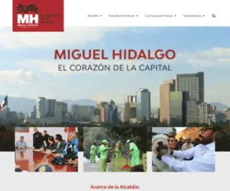 Miguelhidalgo.gob.mx(Delegación Miguel Hidalgo) Screenshot