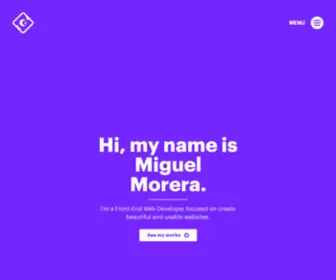 Miguelmorera.com(Miguel Morera) Screenshot