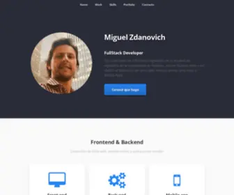 Miguelzdanovich.com(Miguel Zdanovich) Screenshot