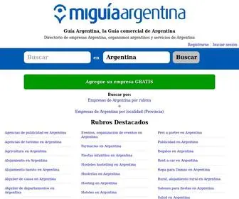 Miguiaargentina.com.ar(Guía Argentina) Screenshot