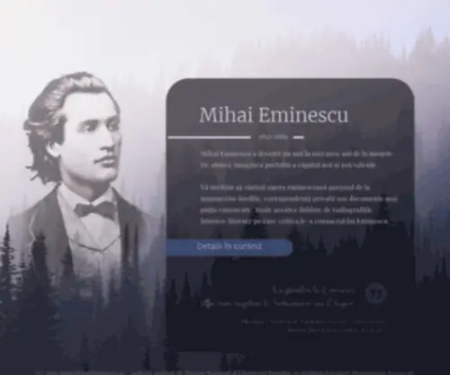Mihaieminescu.ro(Mihai Eminescu) Screenshot
