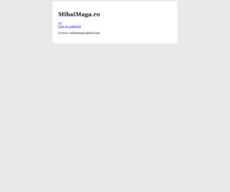 Mihaimaga.ro(Mihai Maga) Screenshot
