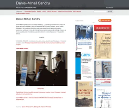 Mihaisandru.ro(Daniel-Mihail Sandru) Screenshot