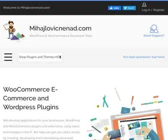 MihajLovicnenad.com(E-commerce, saas, dropship, game dev) Screenshot