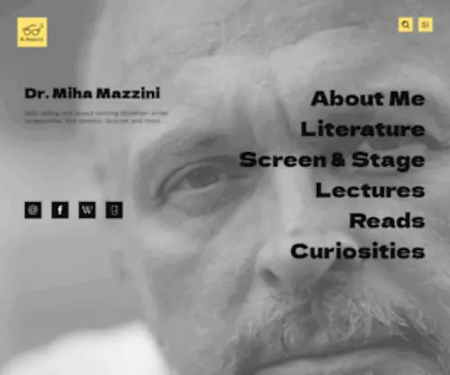 Mihamazzini.com(Miha Mazzini) Screenshot