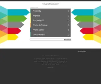 Mihaneffects.com(Mihaneffects) Screenshot