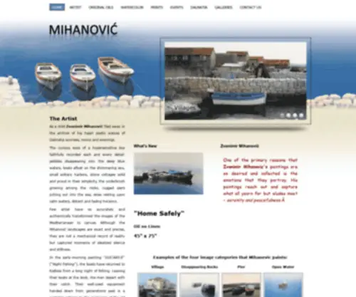 Mihanovic.com(Mihanovic Zvonimir) Screenshot