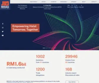 Mihas.com.my(MIHASMalaysia International Halal Showcase 2020) Screenshot