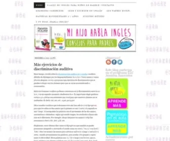 Mihijohablaingles.com(Inglés para niños) Screenshot
