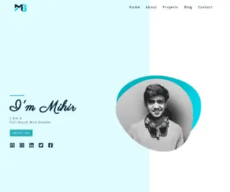 Mihirbagchi.com(Hi my name) Screenshot