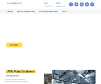 Miic.us(Connecting USA Manufacturing and India SME Manufacturing) Screenshot