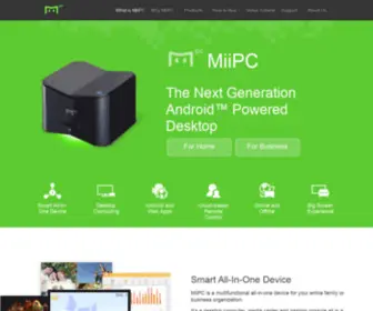 Miipc.com(The Next Generation Android Powered Family Device) Screenshot