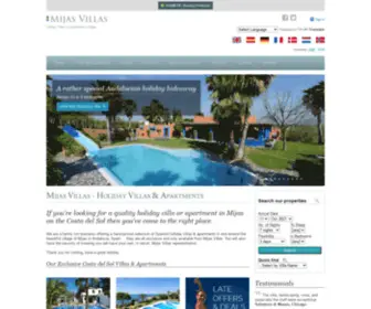 Mijas-Villas.com(Villas in Mijas) Screenshot