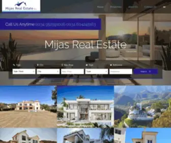 Mijasrealestate.com(Mijas Real Estate) Screenshot