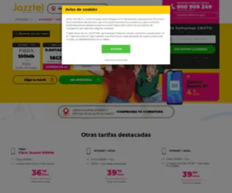 Mijazztel.com(Jazztel) Screenshot