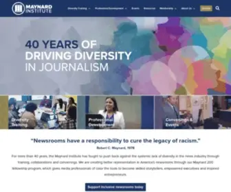 Mije.org(The Maynard Institute for Journalism Education) Screenshot