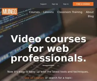 Mijingo.com(Learn Web Development and Design) Screenshot
