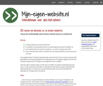 Mijn-Eigen-Website.nl(Zelf je eigen website maken) Screenshot