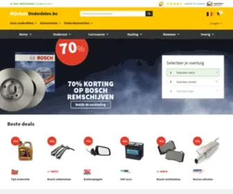 MijNautoonderdelen.be(Auto onderdelen online) Screenshot