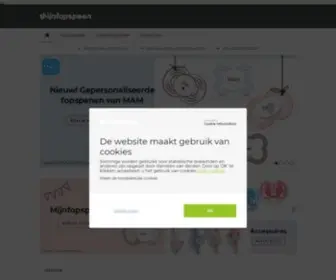 MijNfopspeen.be(Fopspeen met naam) Screenshot