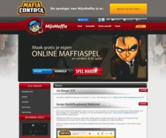 MijNmaffia.nl(Maak gratis je eigen maffia game aan) Screenshot