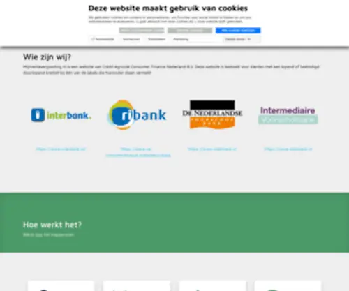 MijNrentevergoeding.nl(Rentevergoeding doorlopend krediet) Screenshot