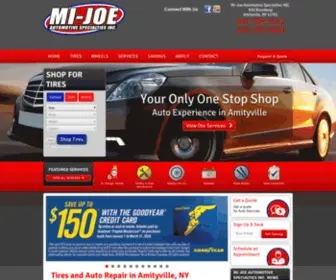 Mijoeautomotive.com(Mi-Joe Automotive Specialties INC) Screenshot