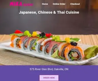 Mika-Sushi.ca(575 River Glen Blvd) Screenshot