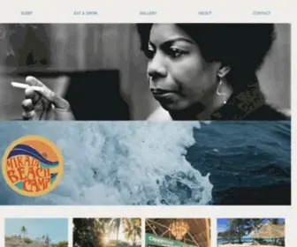 Mikadibeach.com(Mikadi Beach Lodge) Screenshot