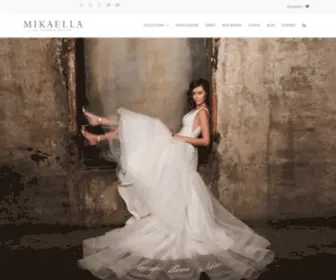 Mikaellabridal.com(Wedding Gowns) Screenshot