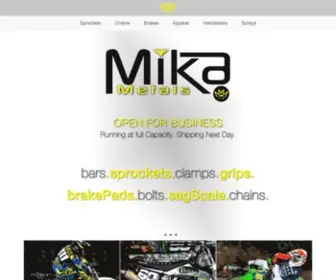 Mikametals.com(Mika Metals) Screenshot