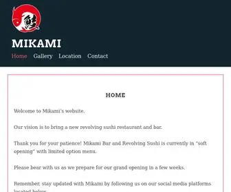 Mikamisd.com(Revolving Sushi & Bar) Screenshot