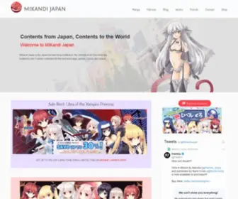 Mikandijapan.com(Contents to the World) Screenshot