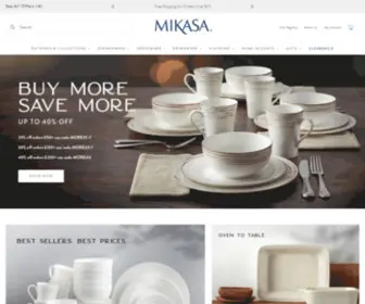 Mikasa-Europe.com(Shop Dinnerware) Screenshot