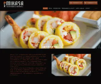 Mikasasushibar.ca(Mikasa Sushi Bar) Screenshot