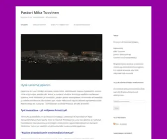 Mikatuovinen.net(Pastori Mika Tuovinen) Screenshot