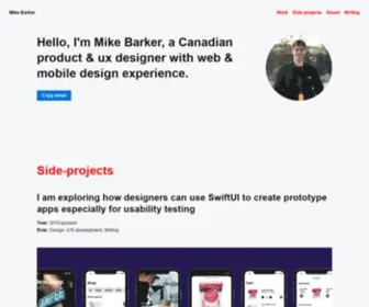 Mike-Barker.com(Mike Barker) Screenshot