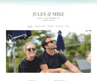 Mikeandjules.wedding(Jules Siegel) Screenshot