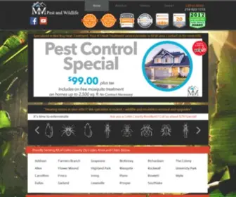 Mikeandmannypest.com(Pest Control) Screenshot