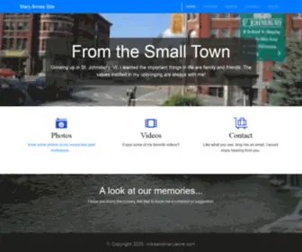 Mikeandmaryanne.com(Mary Annes Site) Screenshot