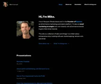 Mikearsenault.co(Mike Arsenault) Screenshot