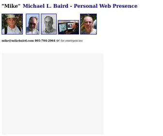 Mikebaird.com(Mike Baird's Personal Web Presence) Screenshot