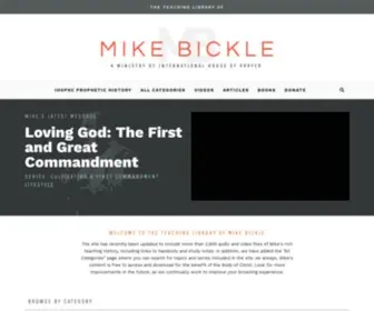 Mikebickle.org(The Mike Bickle Library) Screenshot