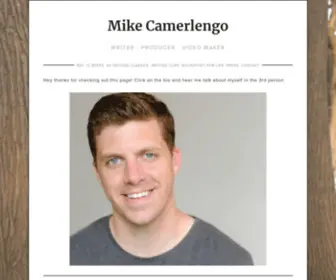 Mikecamerlengo.com(Mike Camerlengo) Screenshot