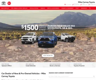 Mikecarneytoyota.com.au(Mike Carney Toyota) Screenshot