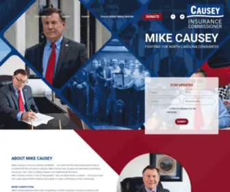 Mikecauseync.com(Fighting for North Carolina Consumers) Screenshot